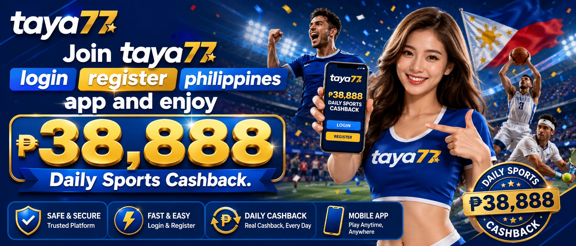 Sports betting interface image on taya77.pro